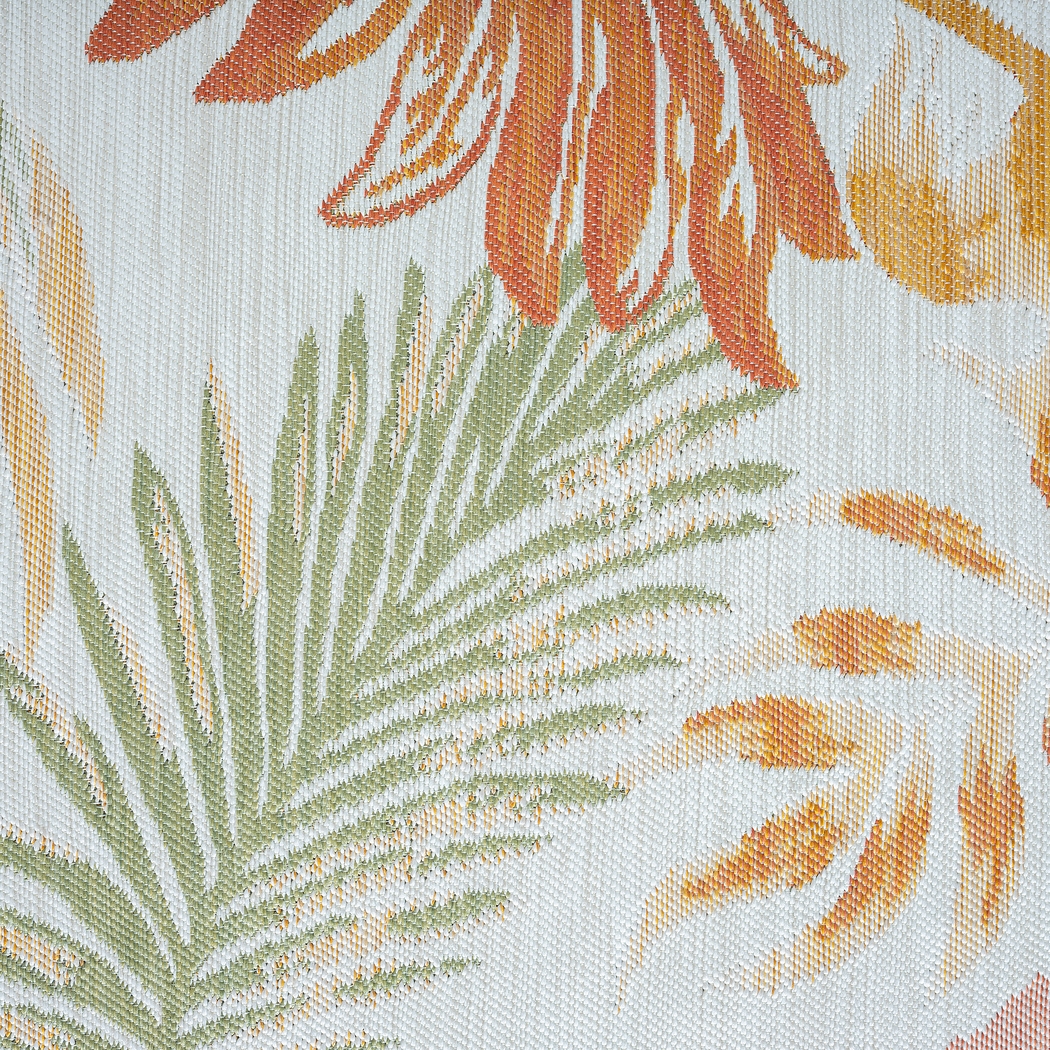 Kakay Bay Orange 5'3 x 7' Indoor/Outdoor Rug - Thumbnail - Image 8