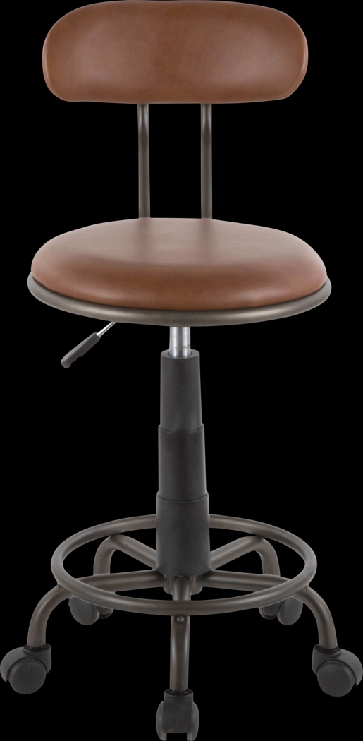 Kalamath Brown Office Chair - Thumbnail - Image 2