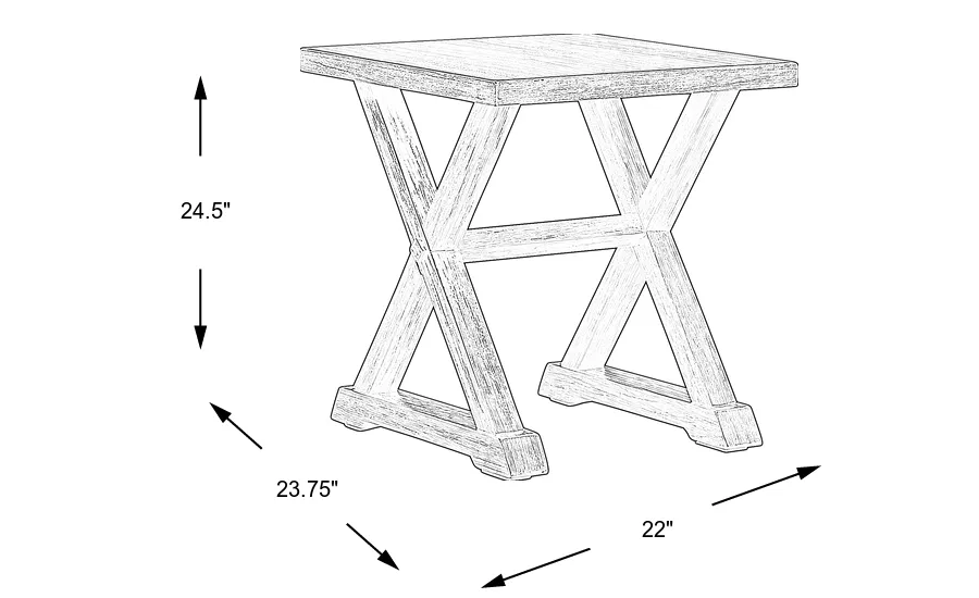 Dimension Image. Please refer to the Dimension Tab on this page for dimension details.