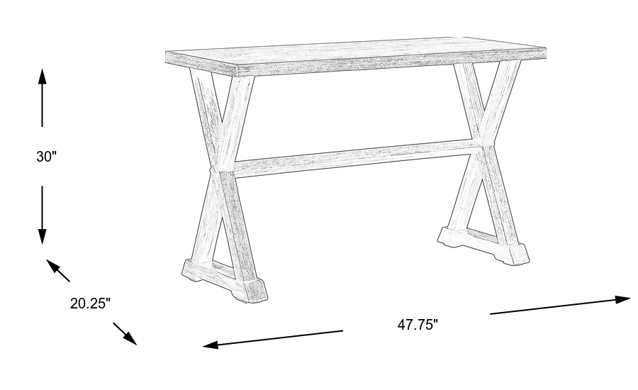 Dimension Image. Please refer to the Dimension Tab on this page for dimension details.