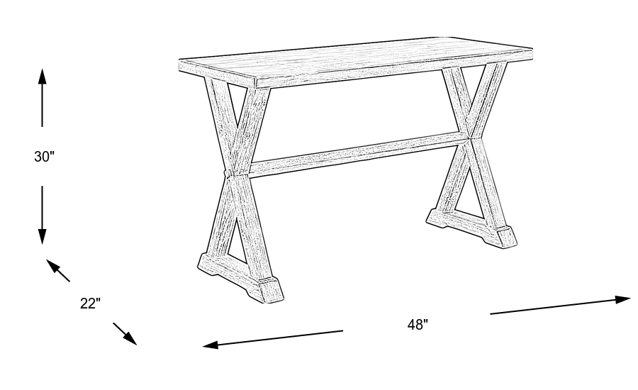 Dimension Image. Please refer to the Dimension Tab on this page for dimension details.