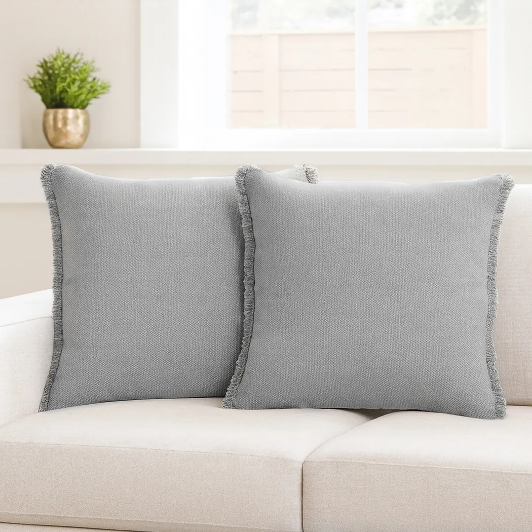 Kalaya Gray Pillow, Set of 2 - Thumbnail - Image 2