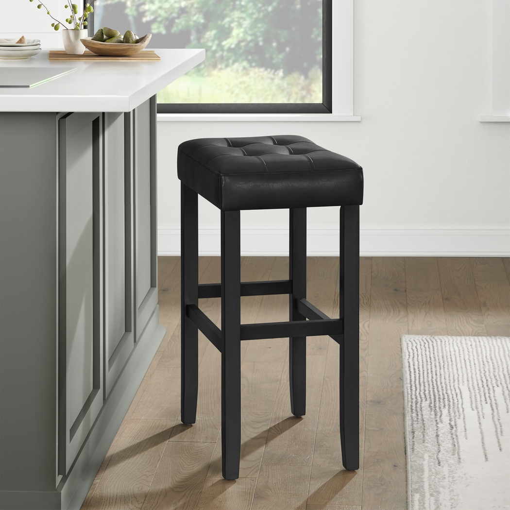 Kaldyn Black Barstool - Thumbnail - Image 2
