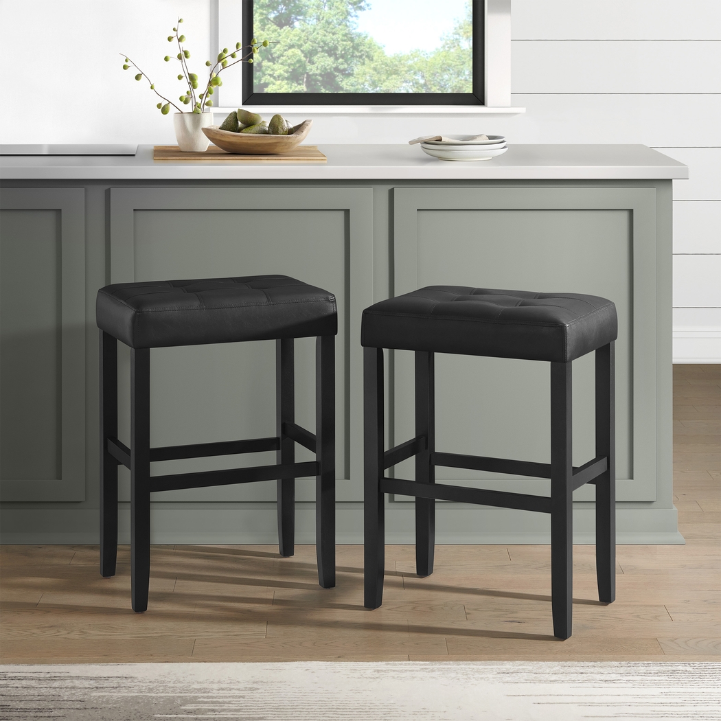 Kaldyn Black Barstool - Thumbnail - Image 4