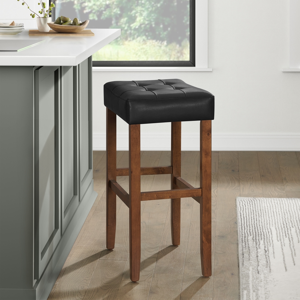 Kaldyn Black/Brown Barstool - Thumbnail - Image 2