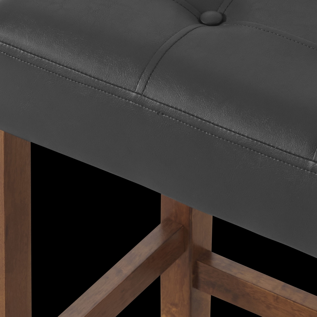 Kaldyn Black/Brown Counter Height Stool - Thumbnail - Image 5