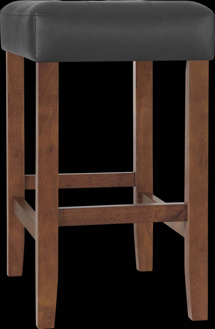 Kaldyn Black/Brown Counter Height Stool - Thumbnail - Image 8