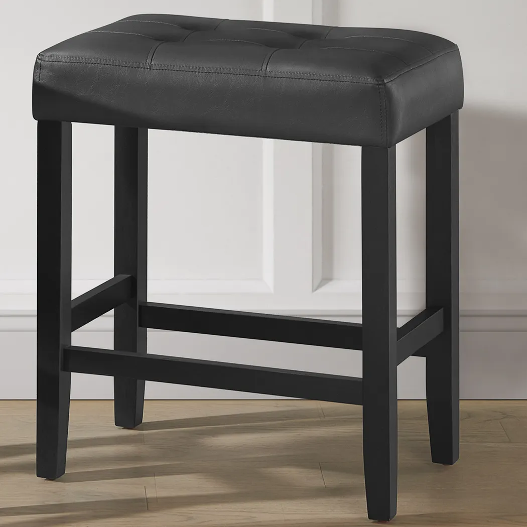 Kaldyn Black Counter Height Stool - Thumbnail - Image 3