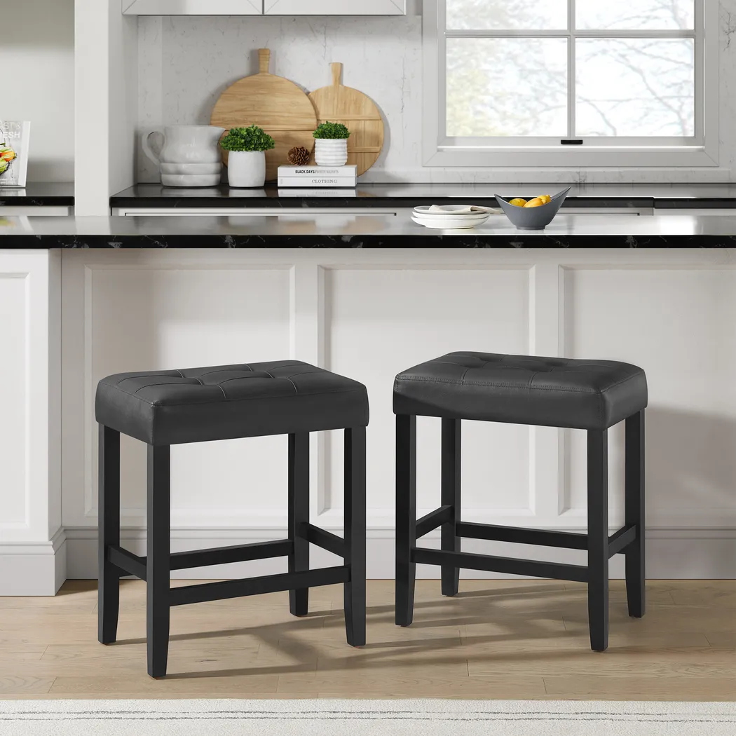 Kaldyn Black Counter Height Stool - Thumbnail - Image 4