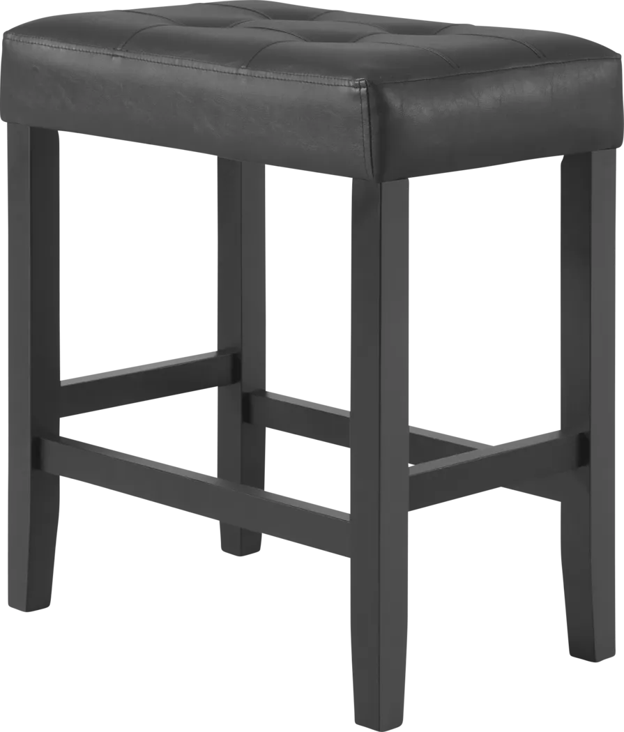 Kaldyn Black Counter Height Stool - Thumbnail - Image 1
