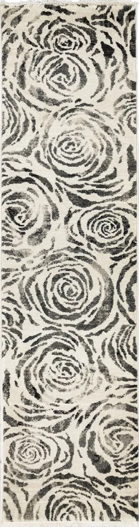 Kalina Gray 2'3 x 7'5 Runner Rug - Thumbnail - Image 1