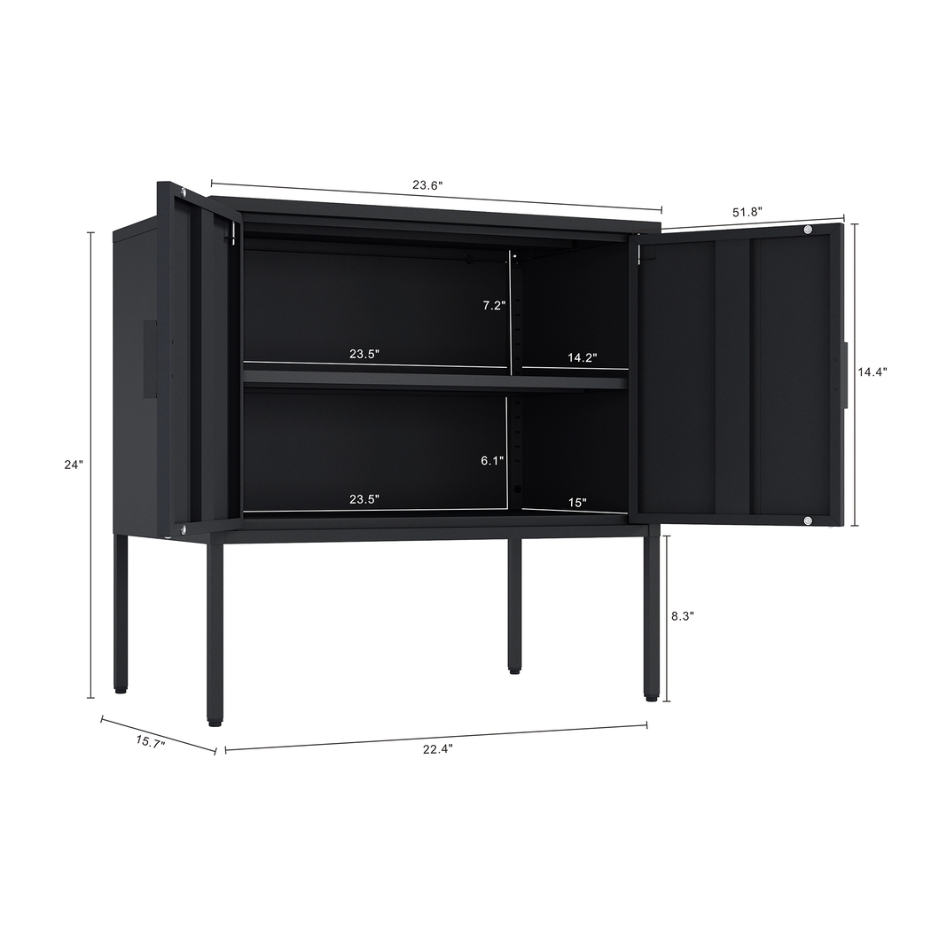 Kalispelly Black Accent Cabinet - Thumbnail - Image 5