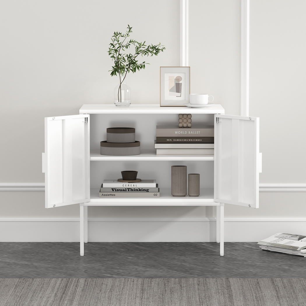 Kalispelly White Accent Cabinet - Thumbnail - Image 2
