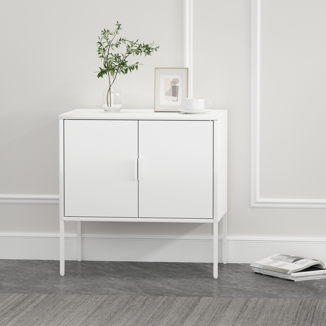 Kalispelly White Accent Cabinet - Thumbnail - Image 3