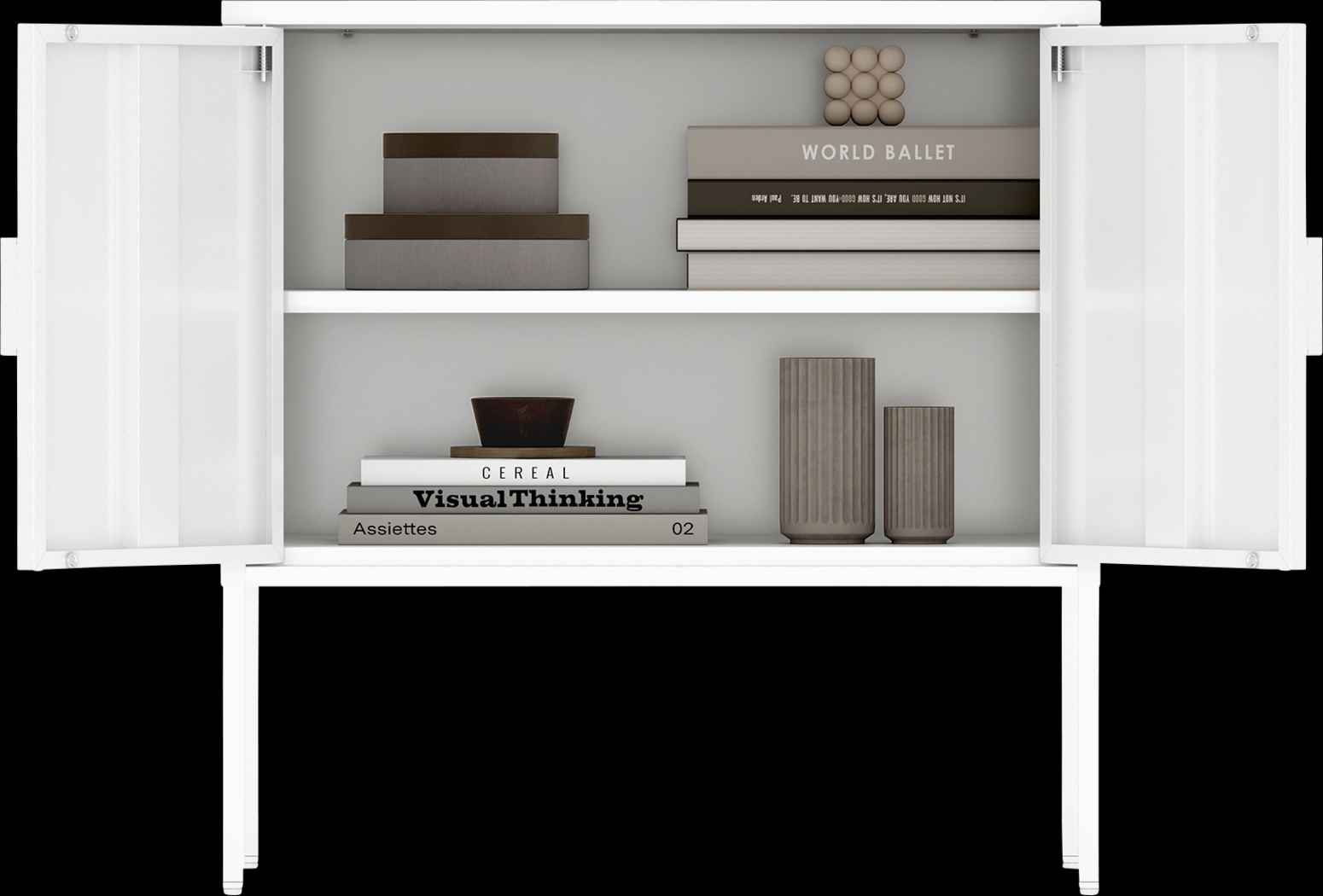 Kalispelly White Accent Cabinet - Thumbnail - Image 5