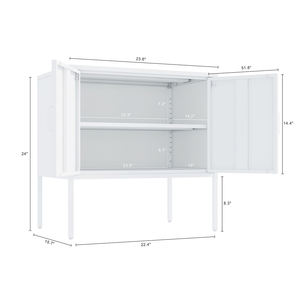 Kalispelly White Accent Cabinet - Thumbnail - Image 10