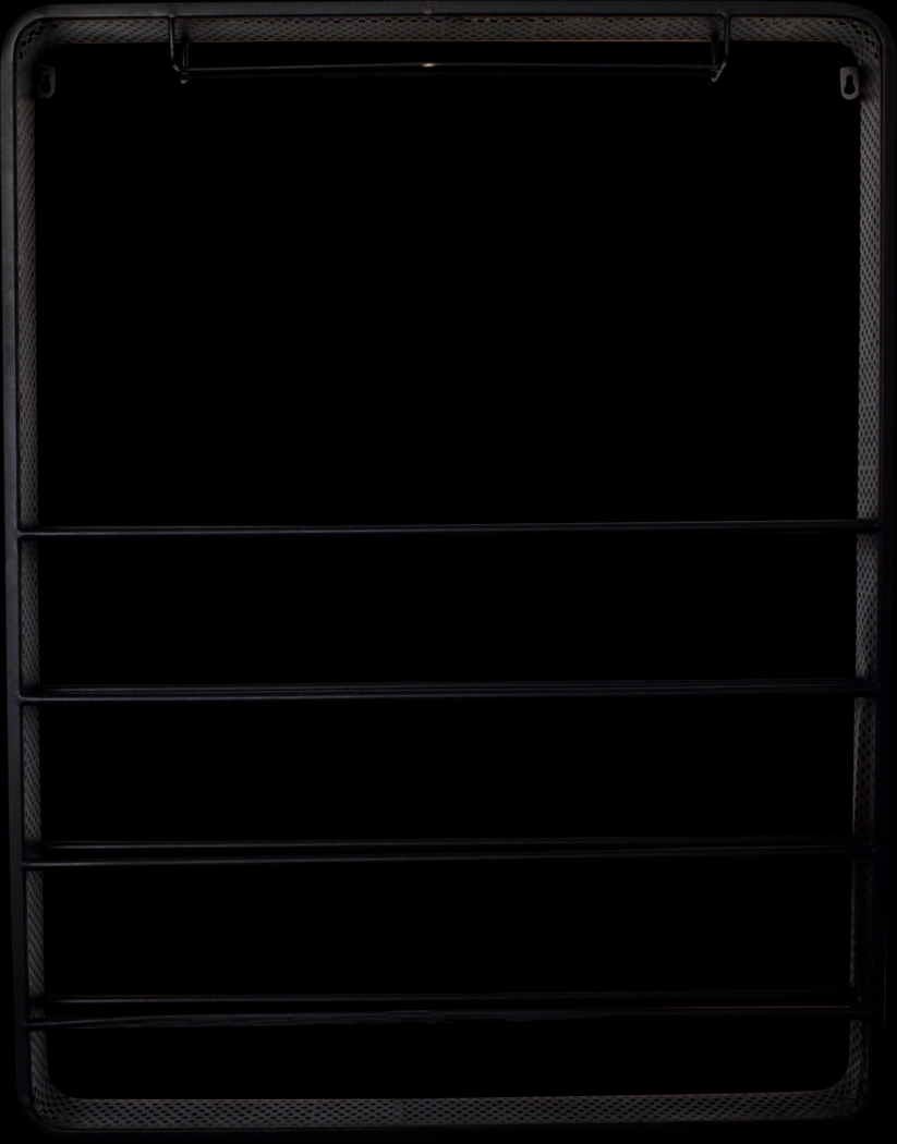 Kallam Black Wine Rack - Thumbnail - Image 1