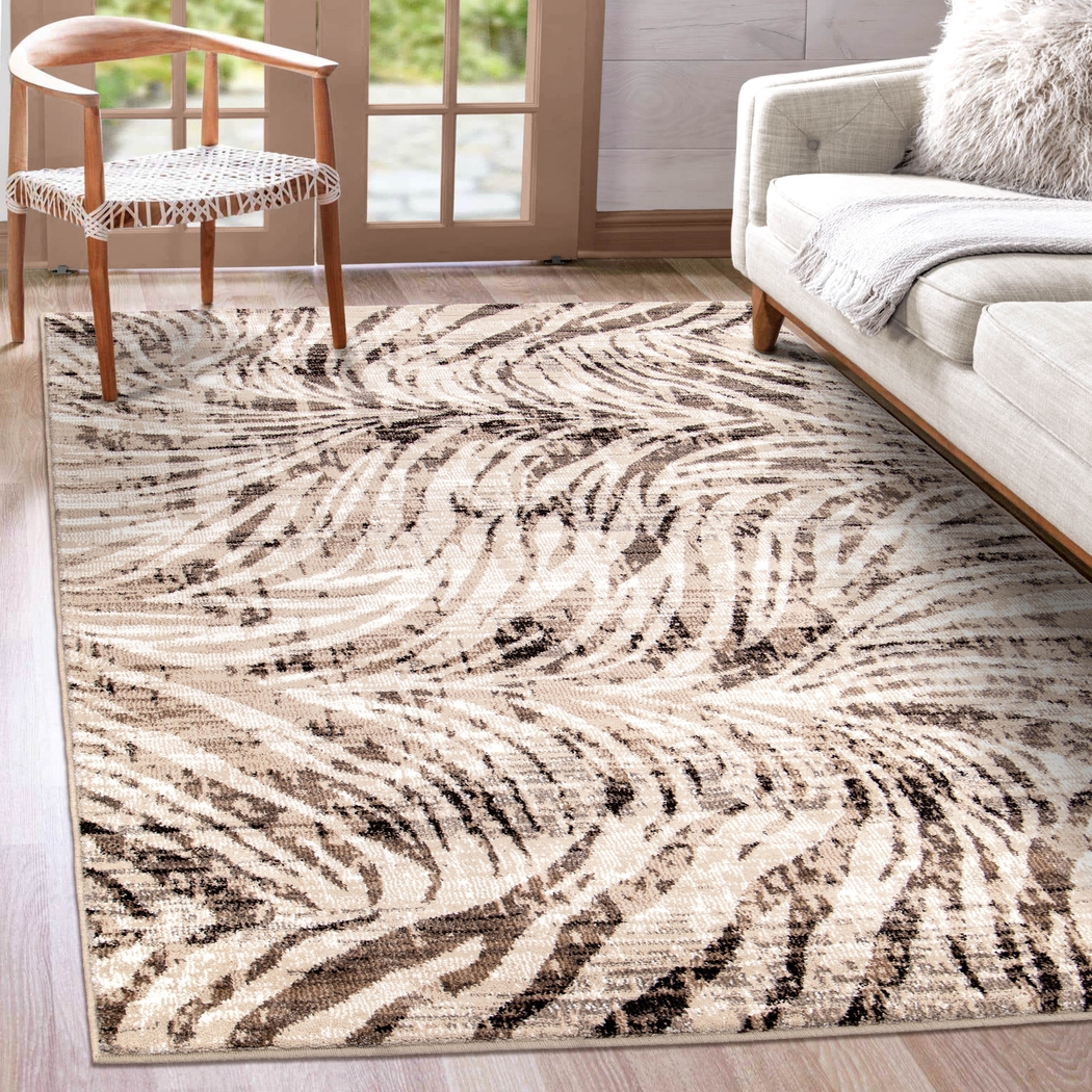 Kallas Beige 7'10 x 10'10 Rug - Thumbnail - Image 2
