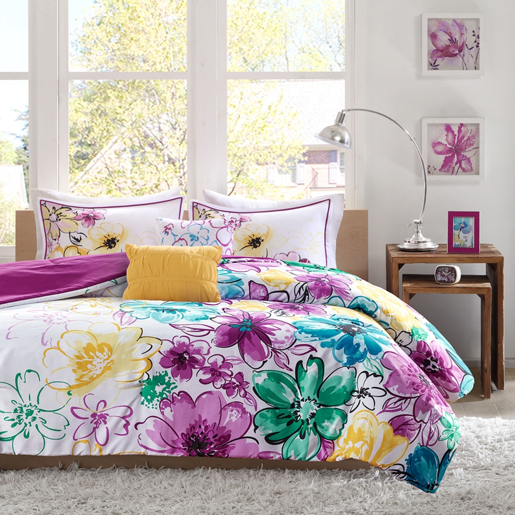 Kallmia Blue Twin/Twin XL Comforter Set - Thumbnail - Image 10