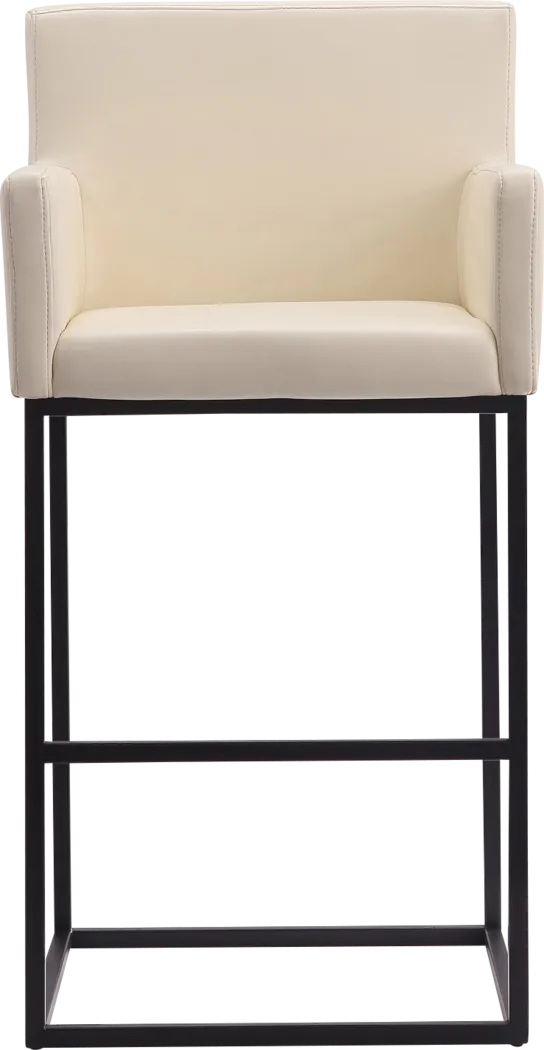 Kalmath Beige Barstool - Thumbnail - Image 2