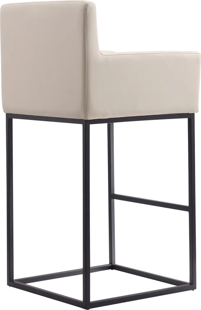 Kalmath Beige Barstool - Thumbnail - Image 3
