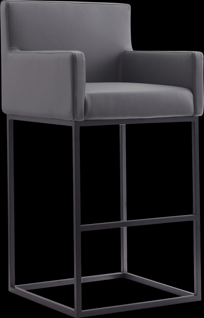 Kalmath Gray Barstool - Thumbnail - Image 1