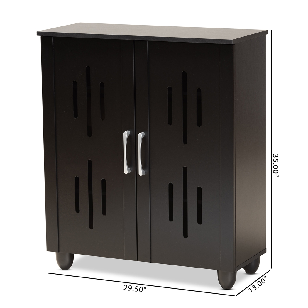Kaloken Brown Shoe Storage Cabinet - Thumbnail - Image 11