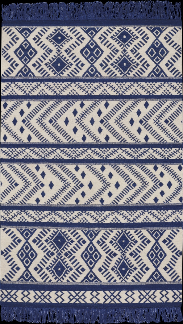 Kaloni Blue 7' x 9' Rug - Thumbnail - Image 1