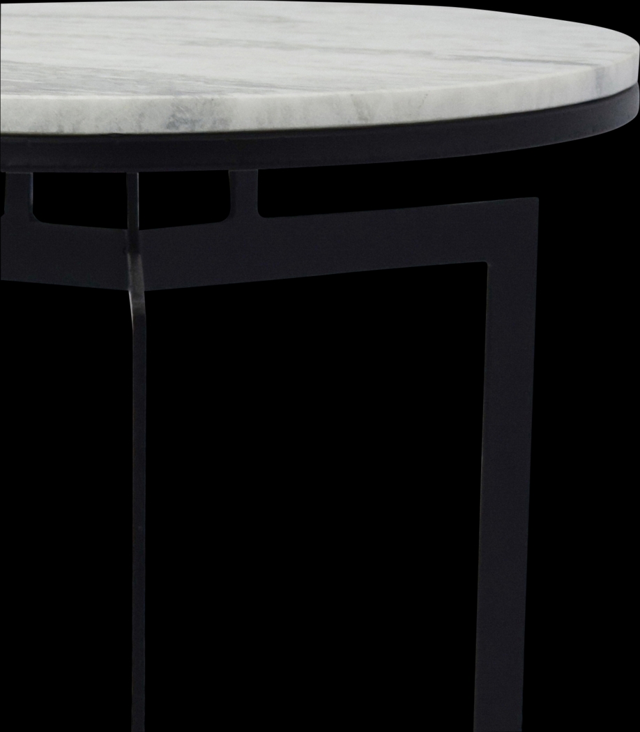 Kalopa White Accent Table - Thumbnail - Image 3