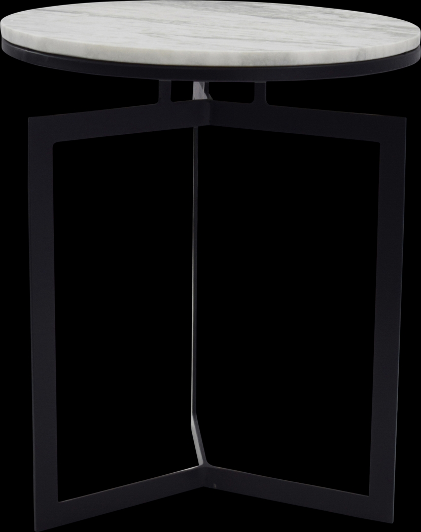 Kalopa White Accent Table - Thumbnail - Image 1