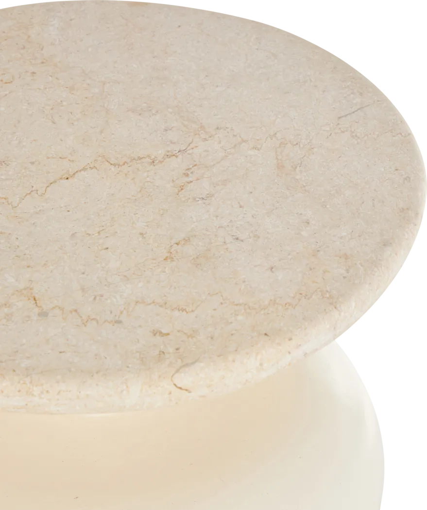 Kalwa Beige Accent Table - Thumbnail - Image 3