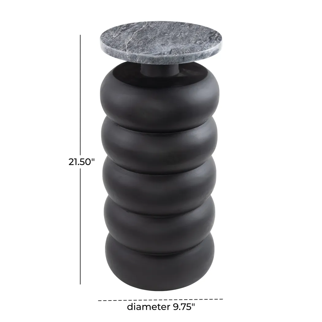 Kalwa Black Accent Table - Thumbnail - Image 7
