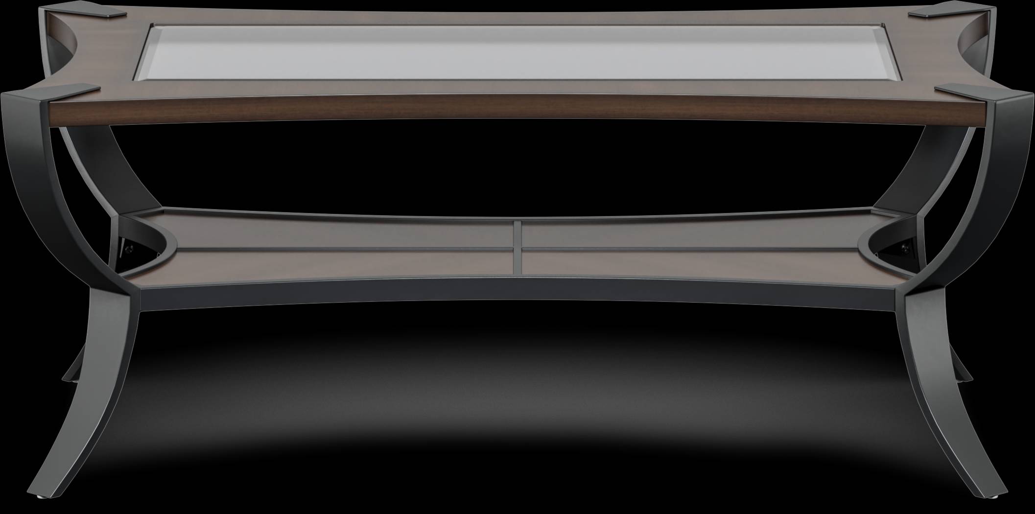 Salgado Charcoal 7 Pc Living Room with Sleeper Sofa - Thumbnail - Image 8