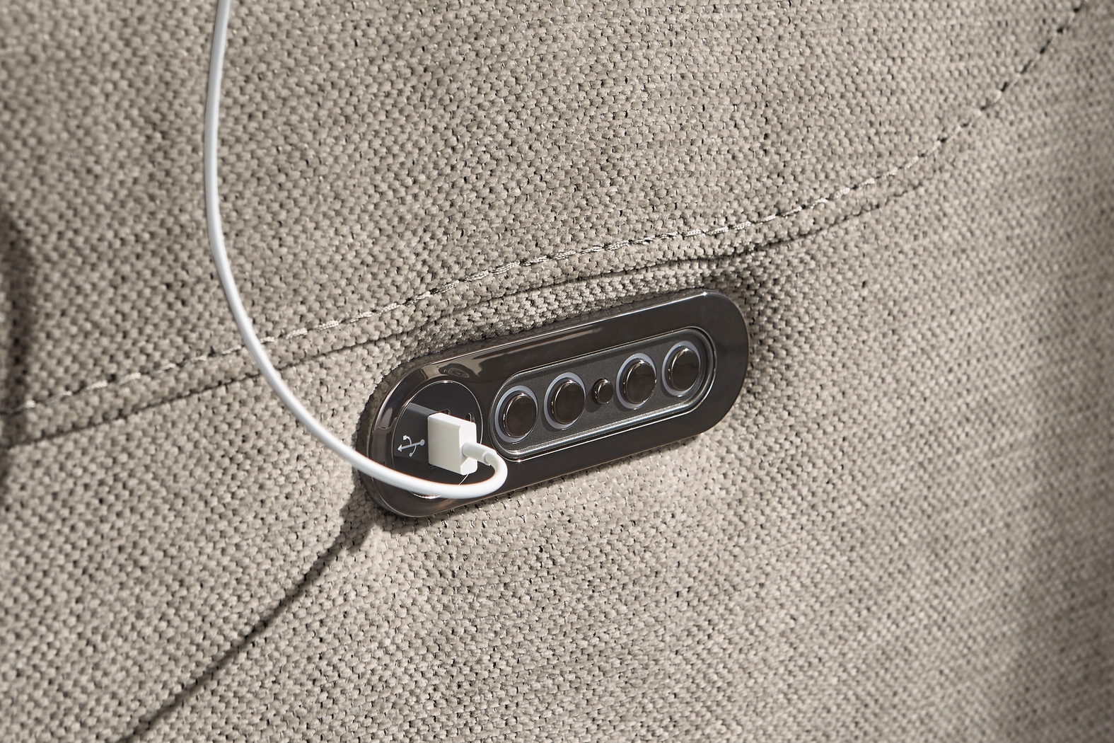 Kamden Place Cement 3 Pc Living Room with Dual Power Reclining Sofa - Thumbnail - Image 5