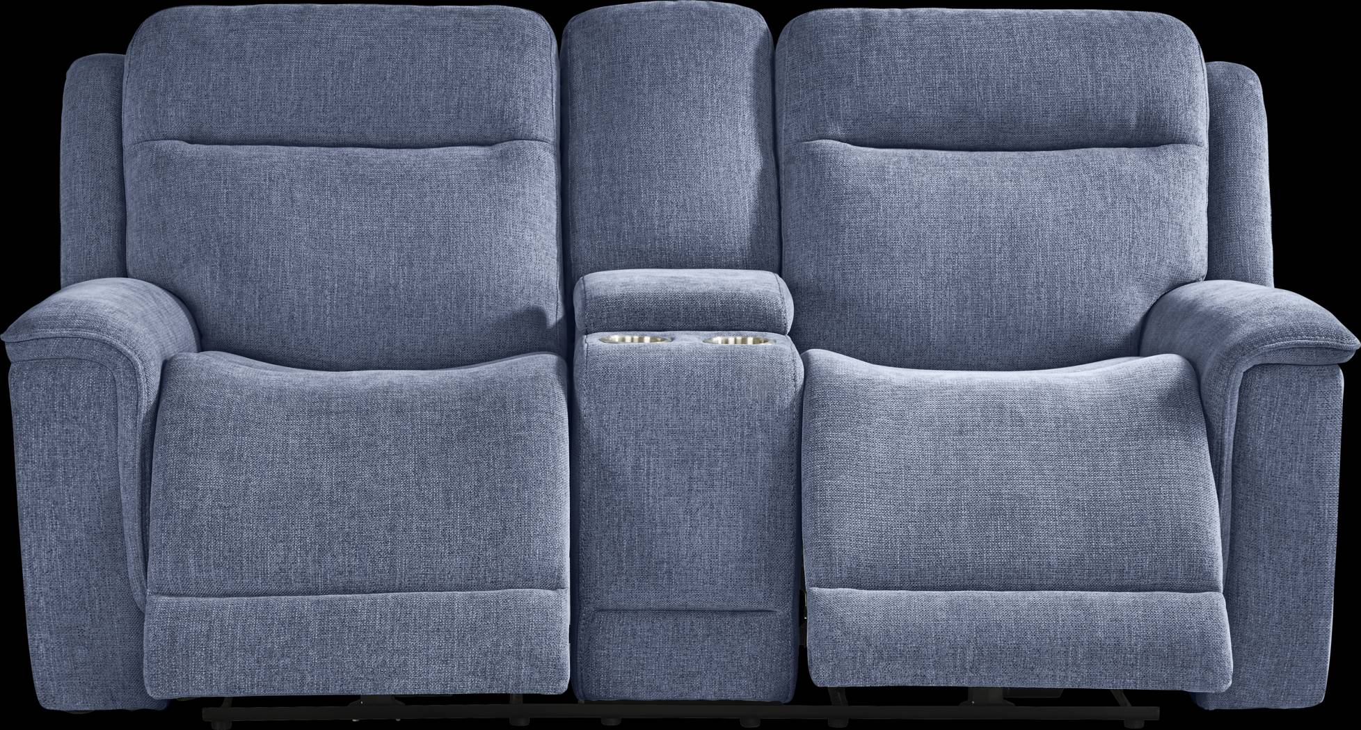 Kamden Place Cobalt Dual Power Reclining Loveseat - Thumbnail - Image 1