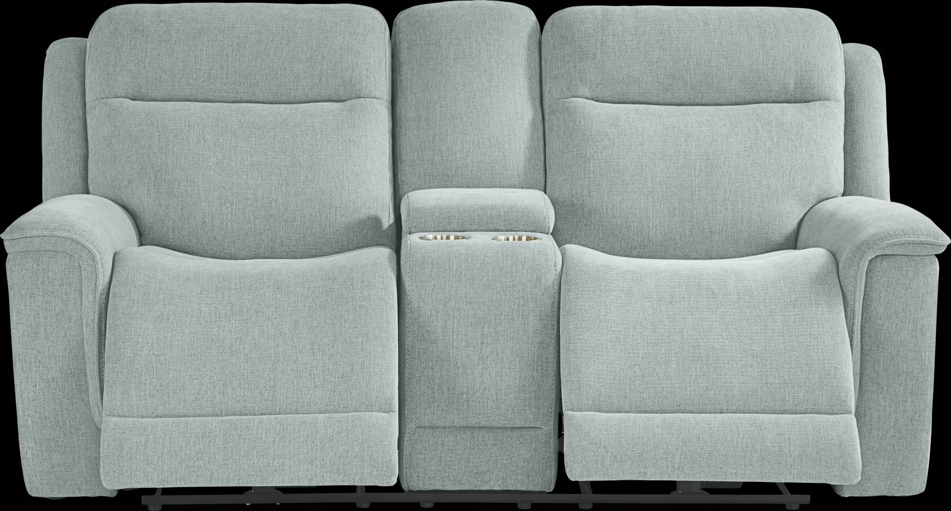 Kamden Place Seafoam Dual Power Reclining Loveseat - Thumbnail - Image 1