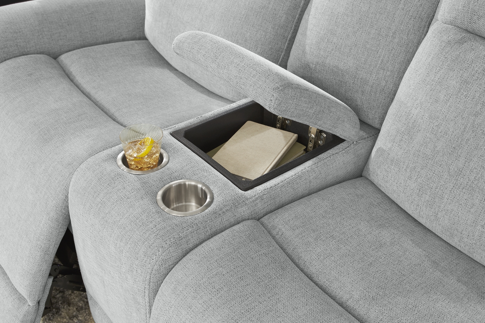 Kamden Place Seafoam 7 Pc Dual Power Reclining Living Room - Thumbnail - Image 9