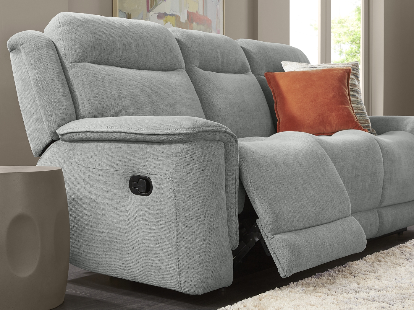 Kamden Place Seafoam 5 Pc Reclining Living Room - Thumbnail - Image 3