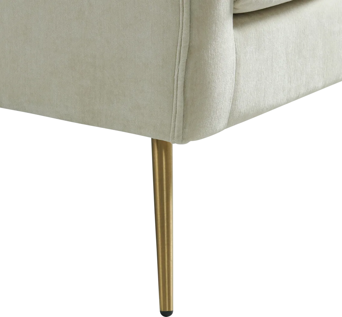 Kamela Beige Accent Chair - Thumbnail - Image 6