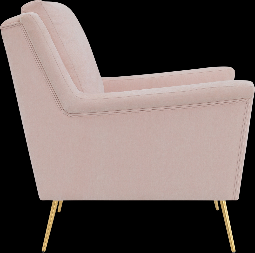 Kamela Blush Accent Chair - Thumbnail - Image 3
