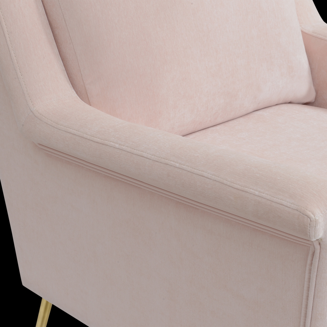 Kamela Blush Accent Chair - Thumbnail - Image 7