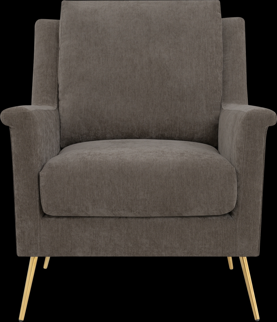 Kamela Cocoa Accent Chair - Thumbnail - Image 2