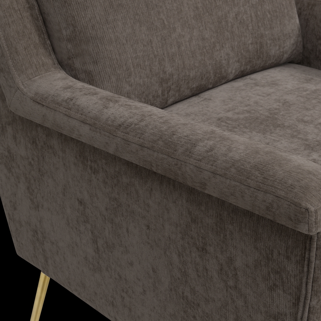 Kamela Cocoa Accent Chair - Thumbnail - Image 7