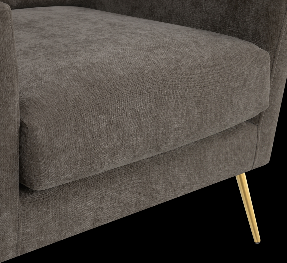 Kamela Cocoa Accent Chair - Thumbnail - Image 8