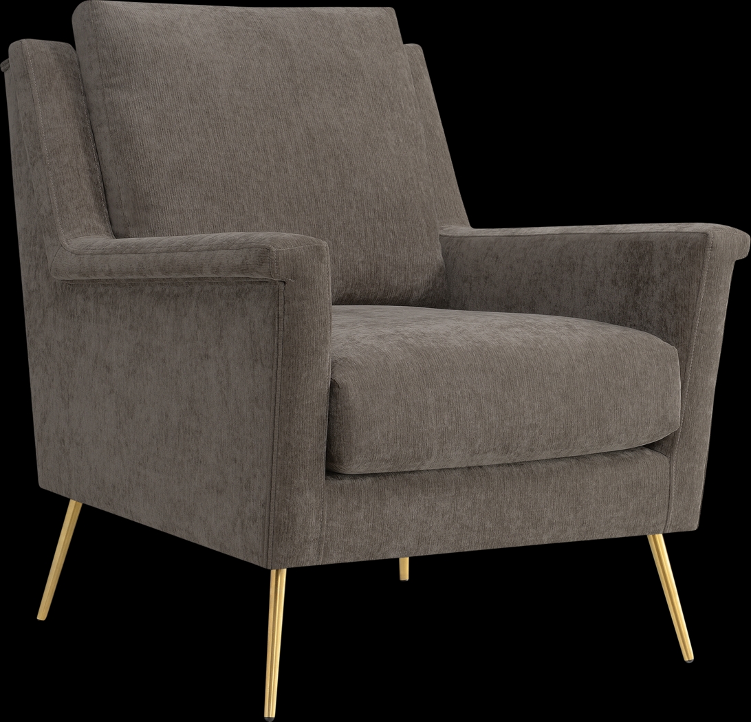 Kamela Cocoa Accent Chair - Thumbnail - Image 1