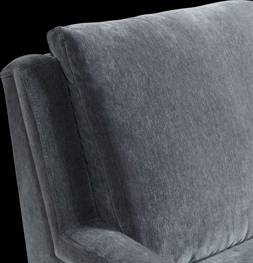 Kamela Dark Gray Accent Chair - Thumbnail - Image 4