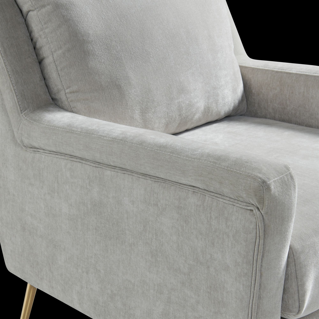 Kamela Gray Accent Chair - Thumbnail - Image 5