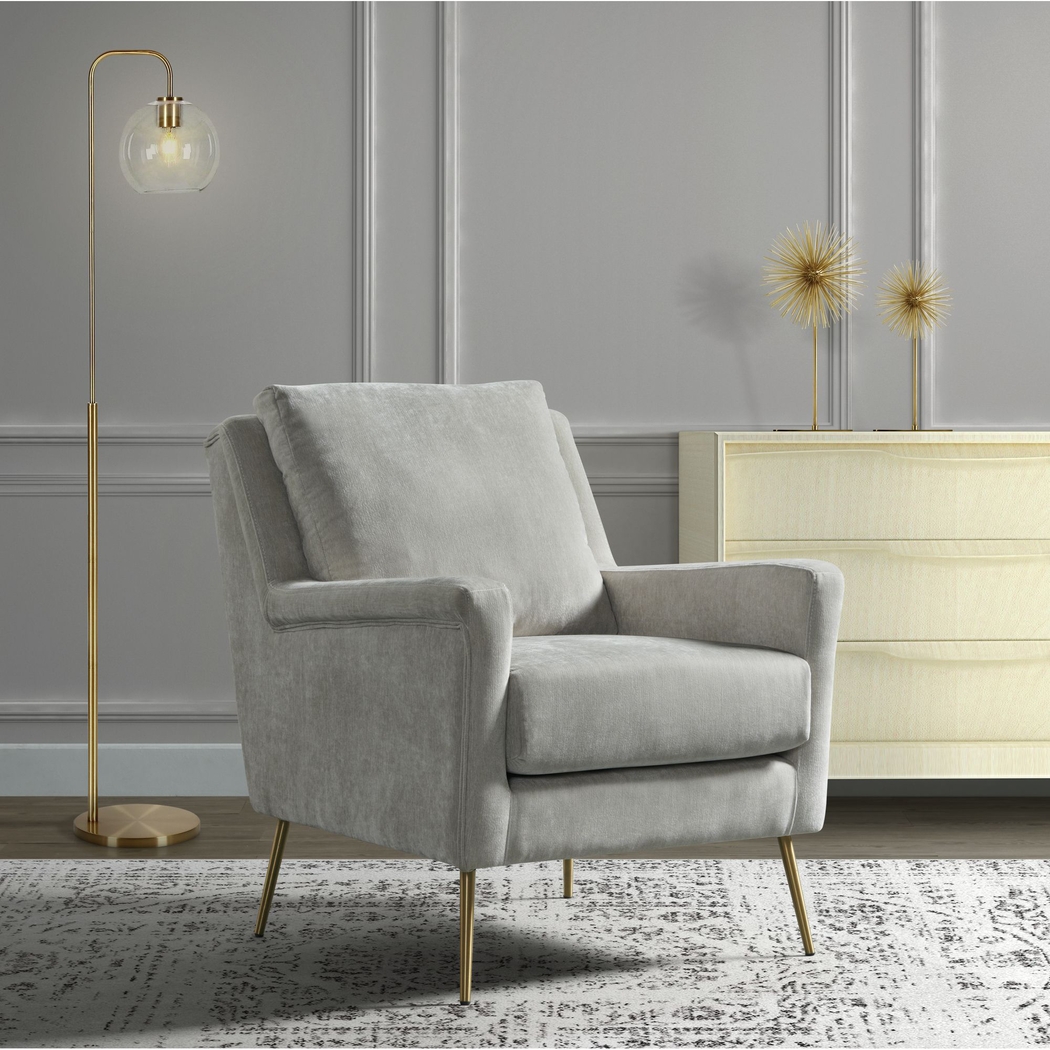 Kamela Gray Accent Chair - Thumbnail - Image 7
