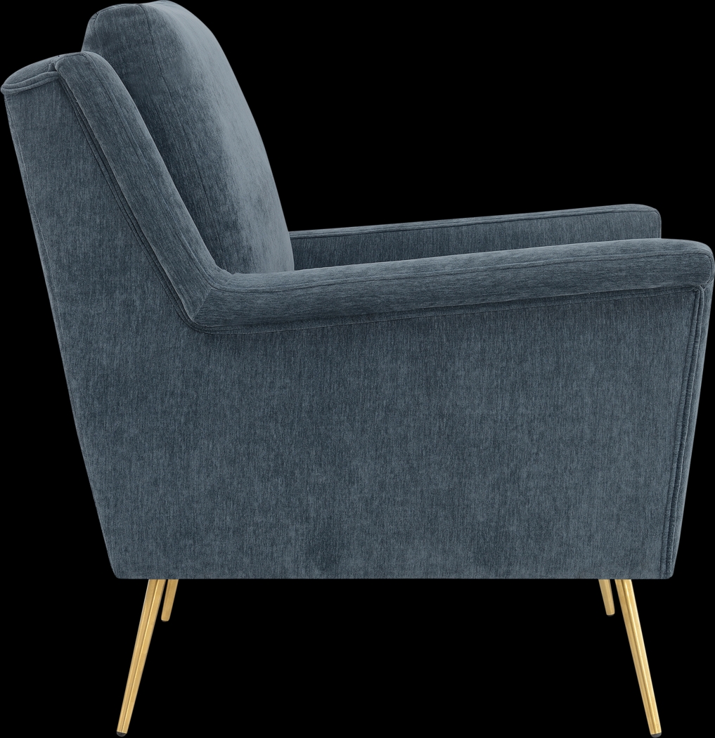 Kamela Slate Accent Chair - Thumbnail - Image 3