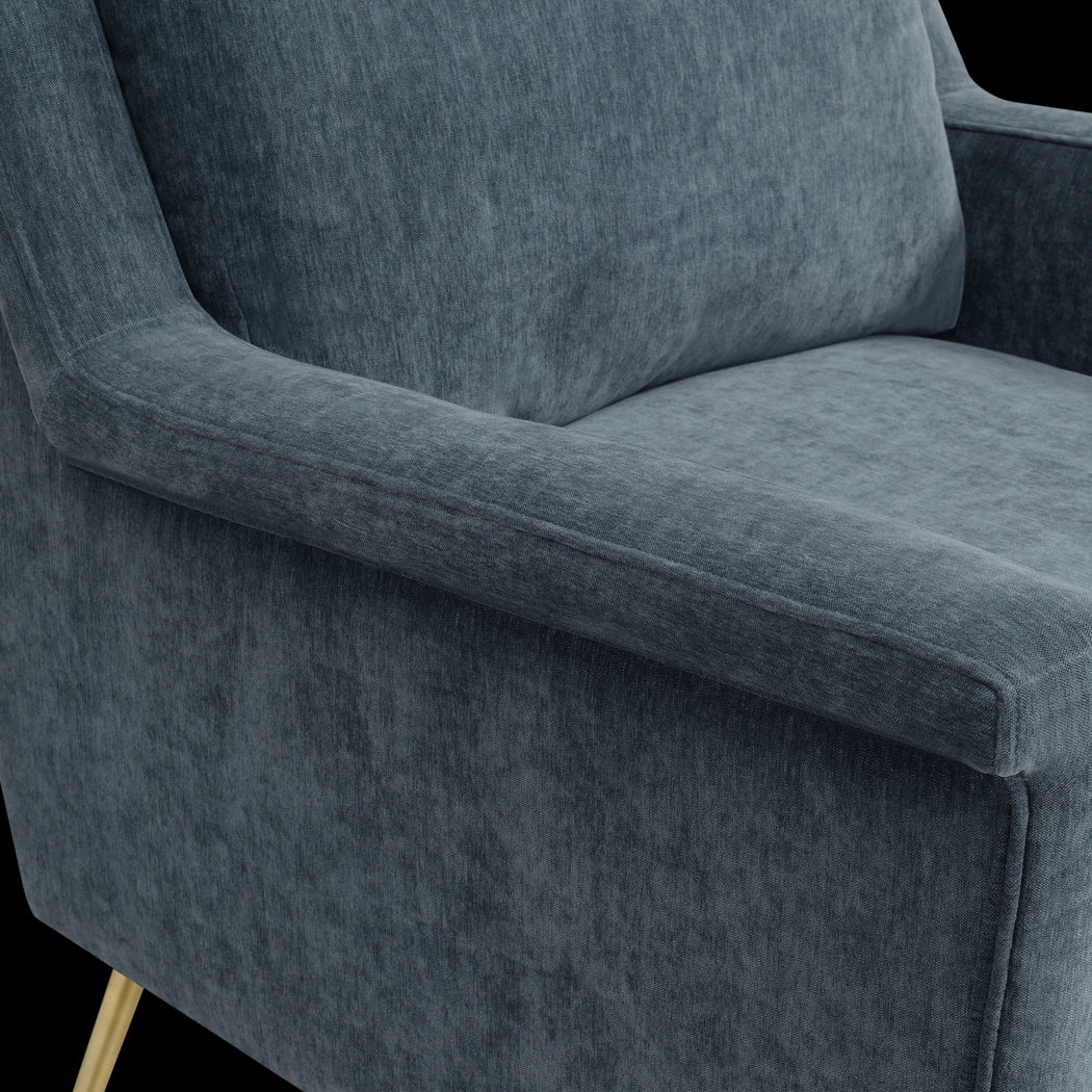Kamela Slate Accent Chair - Thumbnail - Image 7